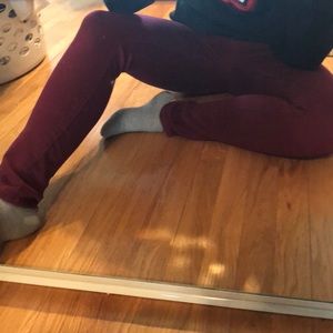 Red/Maroon Skinny Jeans